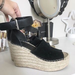 Marc Fisher espadrille wedges
